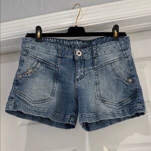 Guess Women's Light Blue Jean Shorts